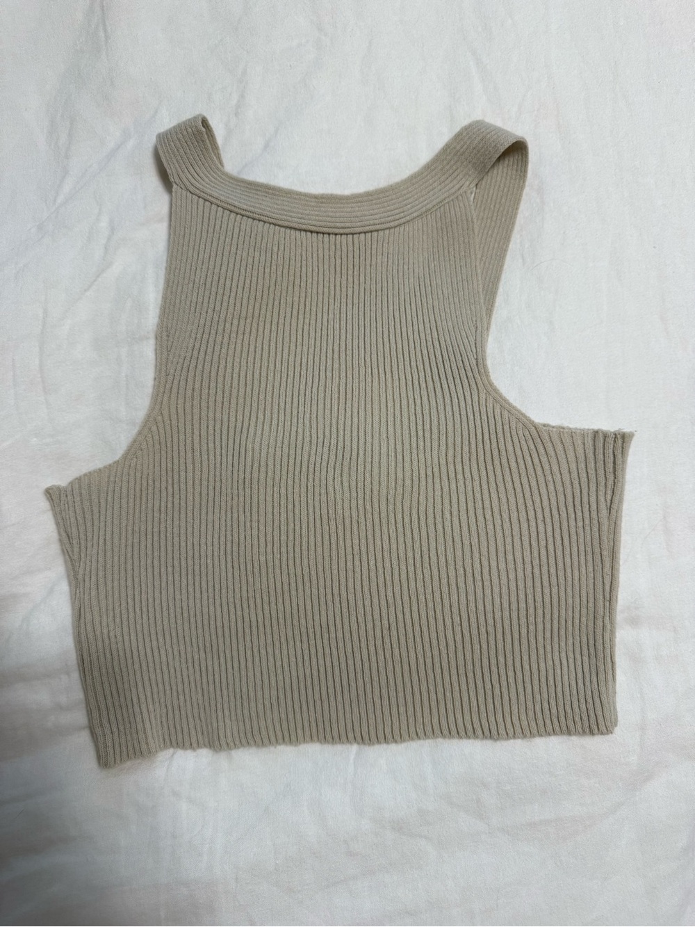 ASOS Ribbed Knit High Neck Tank Top